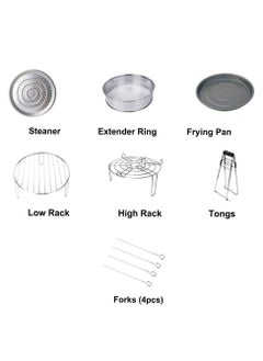 Generic Professional Glass Round Household Use Electrical Tabletop Convection Halogen Oven  - Image 4