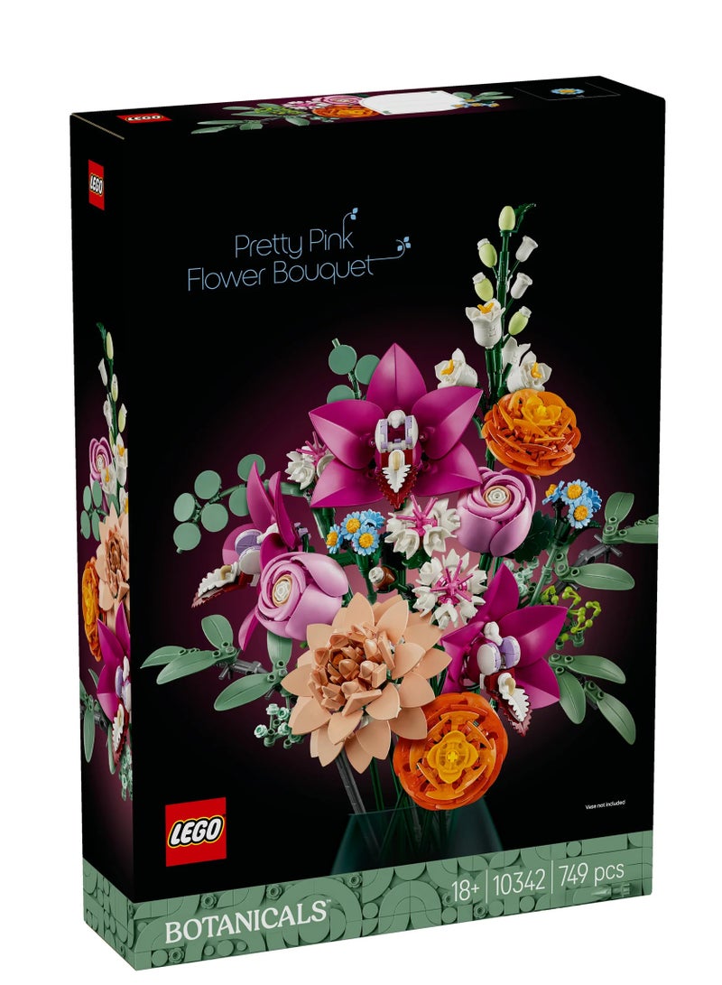 LEGO 10342 Pretty Pink Flower Bouquet - Image 3