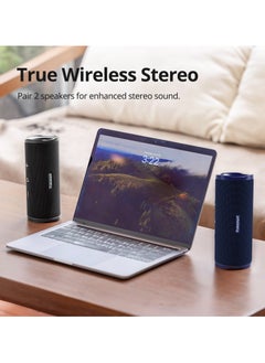 Tronsmart Tronsmart Mirtune C3: 24W Loud Stereo Sound, IPX7 Waterproof, TWS Pairing, 12H Playtime - Portable & Durable Outdoor Bluetooth Speaker (Black)  - Image 2