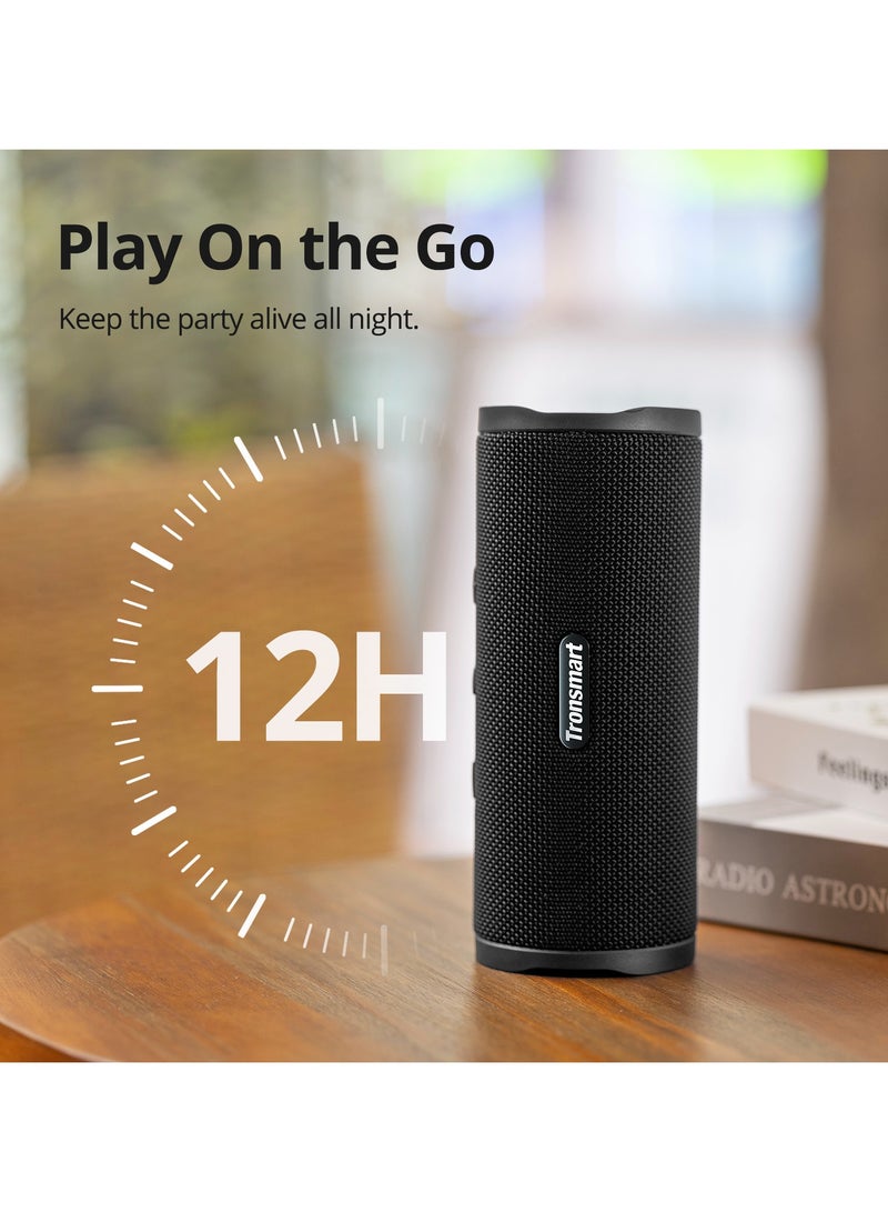 Tronsmart Mirtune C3: 24W Loud Stereo Sound, IPX7 Waterproof, TWS Pairing, 12H Playtime - Portable & Durable Outdoor Bluetooth Speaker (Black) - Image 5