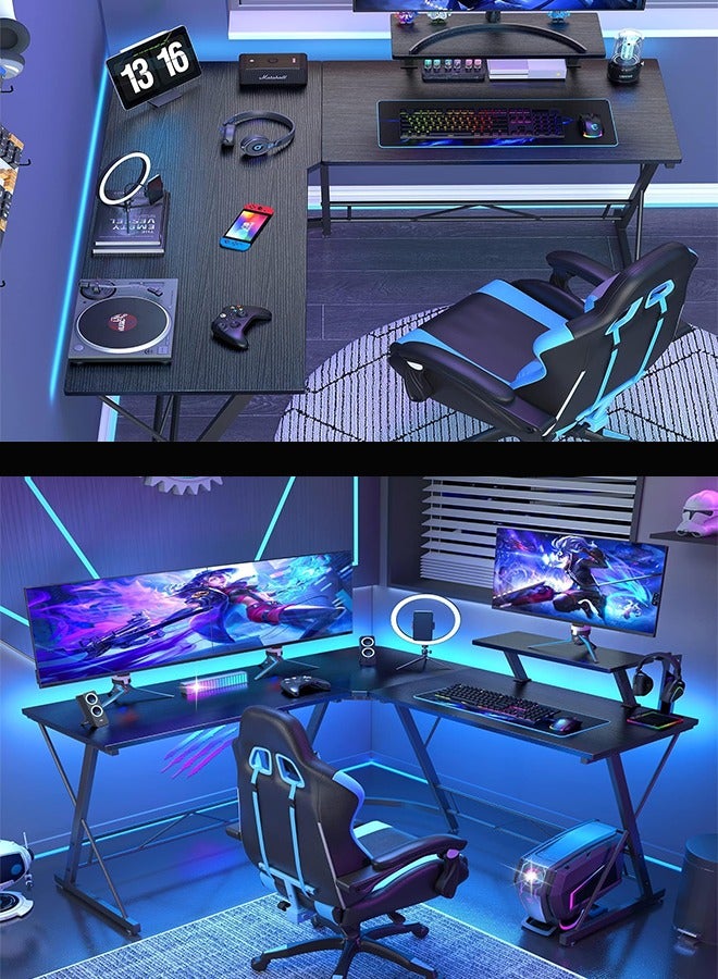 Generic Minimalist L-Shaped Corner Gaming Computer Desk Office Desk Student Desk  - Image 2
