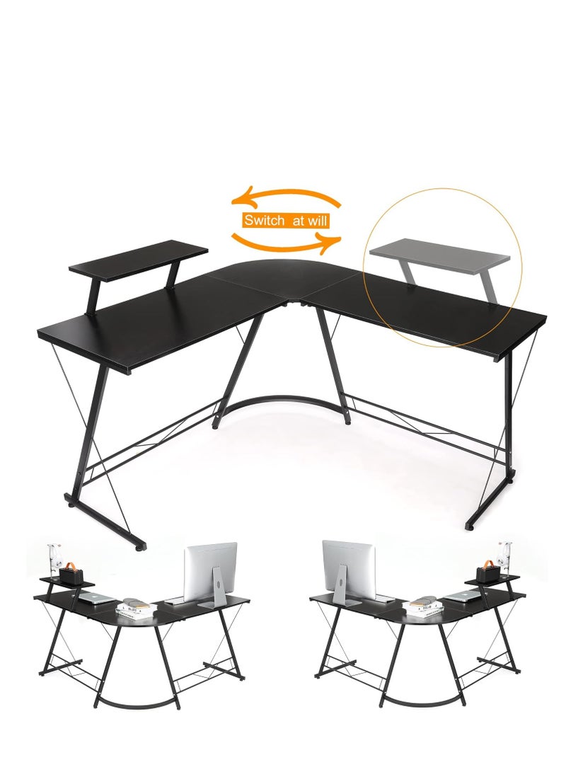 Generic Minimalist L-Shaped Corner Gaming Computer Desk Office Desk Student Desk  - Image 5
