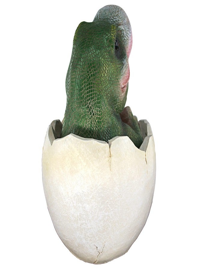Design Toscano QM2728000 Baby Tyrannosaurus Rex Dino Egg Statue,Full Color - Image 4