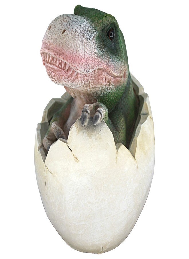 Design Toscano QM2728000 Baby Tyrannosaurus Rex Dino Egg Statue,Full Color - Image 2