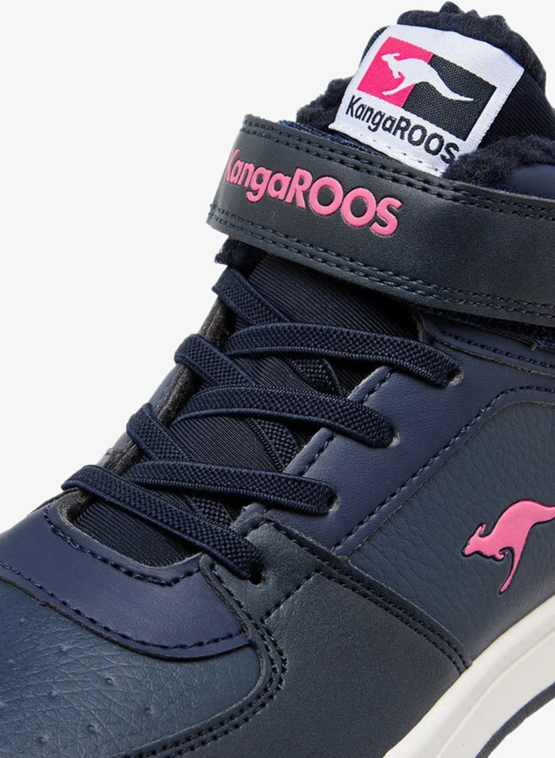 kangaROOS  Girls' Panelled High Top Shoes with Hook and Loop Closure for Women | Best Price UAE