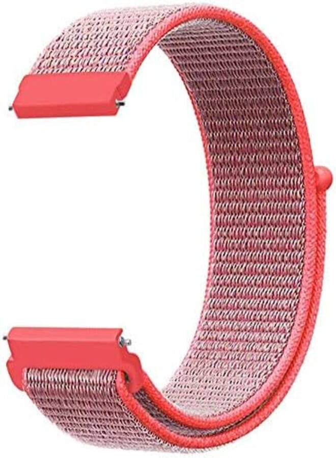 Ozone Gear S3 Frontier/Classic Loop Strap Breathable Nylon Strap Bands for Samsung Gear S3 Watch - Red