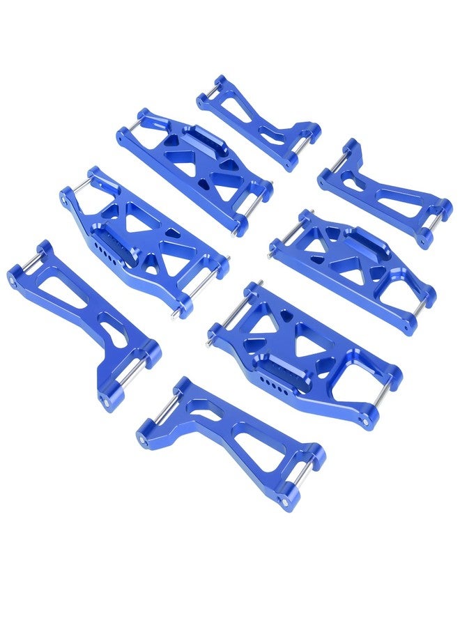 HobbyPark Aluminum Suspension Arms Kit w/Pins for Traxxas WideMaxx Upgrades Front and Rear, Replacement of 8995 8998 8999 (Blue) - Image 5