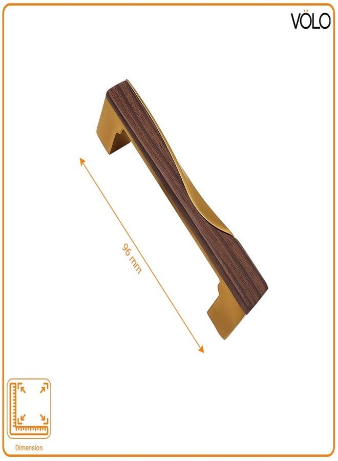 VOLO Rose Gold Door & Drawer Pull Handle - Handles for Cabinets, Wardrobes, and Cupboards in Kitchen and Bedroom (1, 96MM (4 Inch)) - Image 2