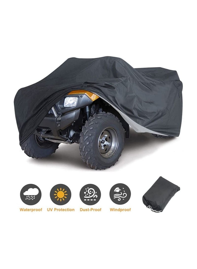 NIBEMINENT ATV Car Cover Rainproof Dustproof Sunscreen Jersey - Image 2