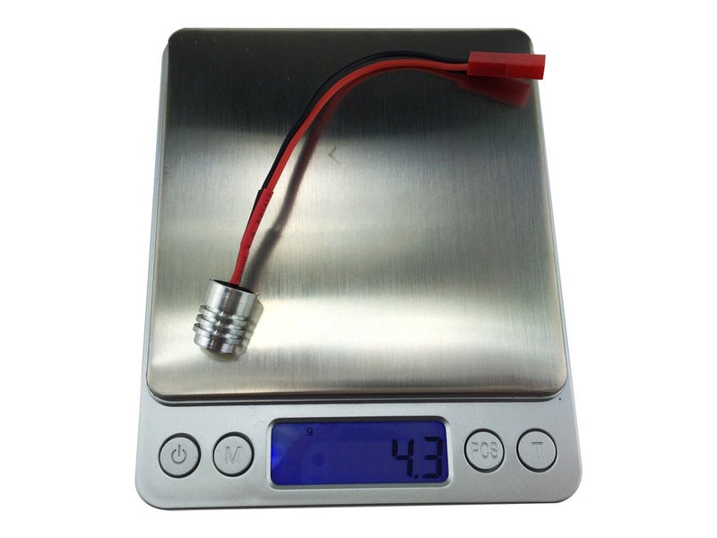 usmile RC Night Flying 12V 1.5W Super Bright RC LED Head Lights Drone LED Light Illuminator for Carbon Fiber Quadcopter Frame Multirotor QAV250 ZMR250 QAV180 ZMR180 FPV Quadcopter(4pcs) - Image 3