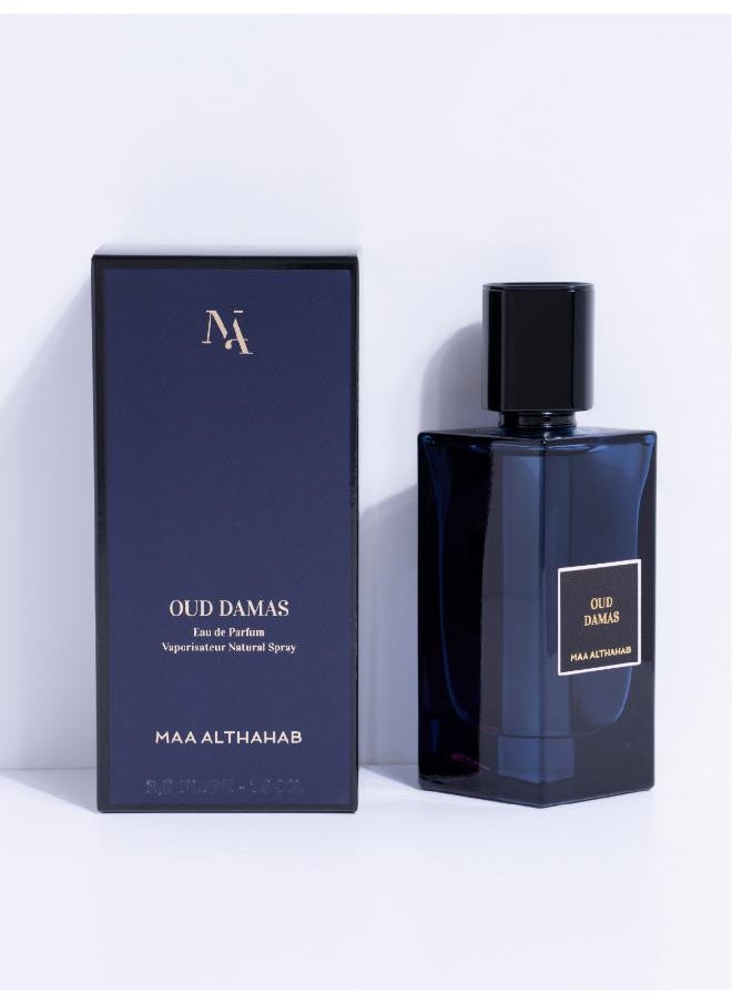 Maa Althahab MAA ALTHAHAB Oud Damas EDP | Long-Lasting & Rich Oriental Oud Scent | 75 ML | For Men & Women Who Appreciate Depth & Elegance  - Image 2