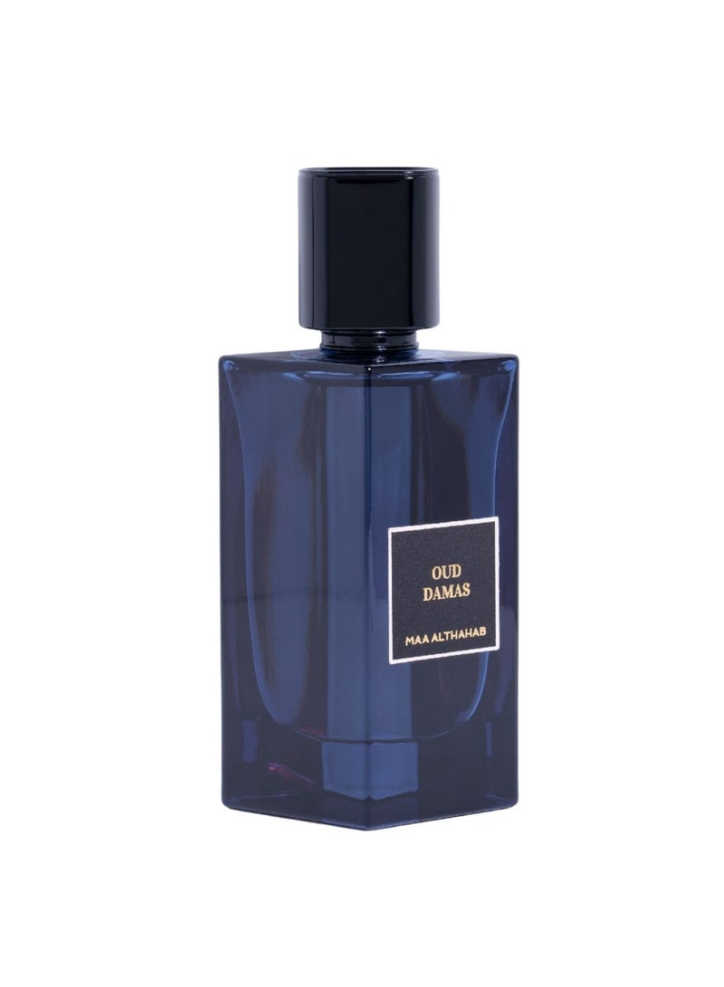 ماء الذهب  | عود داماس |  أو دو بارفان | عطر عودي شرقي غني ثابت يدوم طويلاً | 75 مل | للرجال والنساء الذين يقدرون العمق والأناقة - Image 1