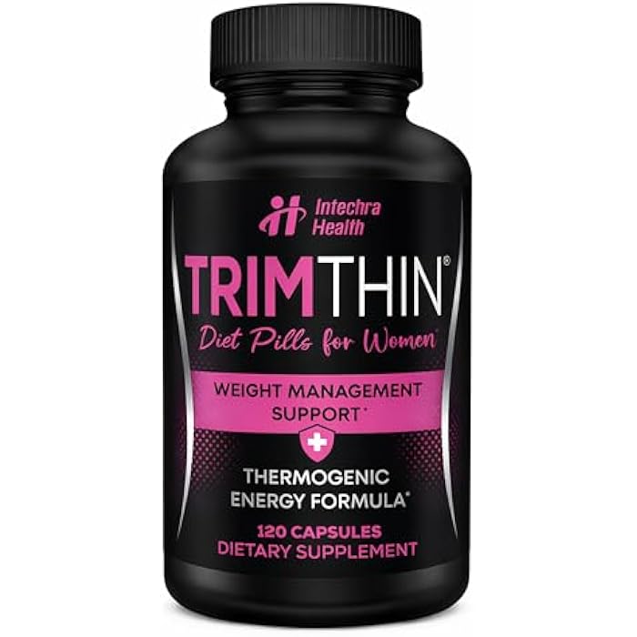 TrimThin Diet Pills for Women - NEW Thermogenic Energy Formula for Weight Management -Manufactured in the USA 120 Capsules - Image 1