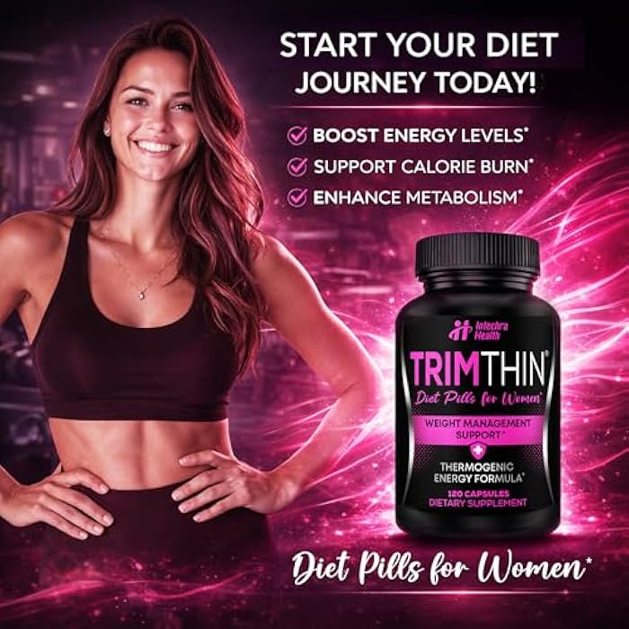 TrimThin Diet Pills for Women - NEW Thermogenic Energy Formula for Weight Management -Manufactured in the USA 120 Capsules - Image 2