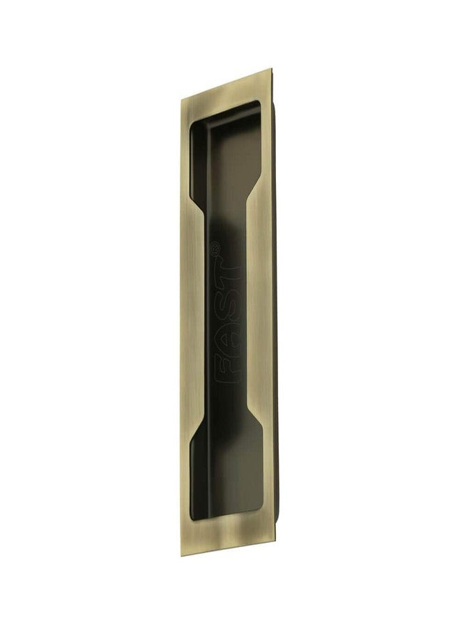 FAST CSH01 Steel Brass Antique Concealed Sliding Door Handle for Wardrobe & Cupboard Cabinet Doors Pull, Move The Door Aside and Dresser, Kitchen Drawers. (6 Inch) - Image 3