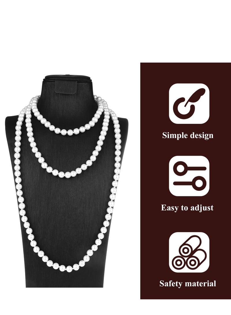 SYOSI 1920s Flapper Accessories for Women Gatsby Accessories Set Flapper Headband Gloves Costume for Girl Party  - Image 4