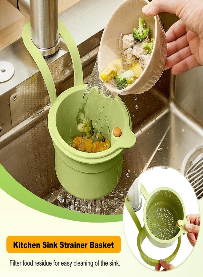 Qutipek Kitchen Sink Strainer Basket Double Layer Sink Drainer Basket Food Waste Filter Easy to Clean Sink Filter - Prevents Clogs - Image 2