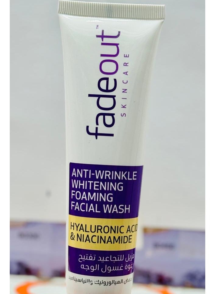 fadeout ANTI-WRINKLE WHITENING FOAMING FACIAL WASH 100 mL