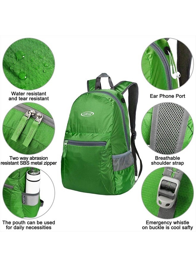 G4Free 20L Lightweight Packable Backpack Travel Hiking Daypack Foldable Backpack for Men Women - Image 4