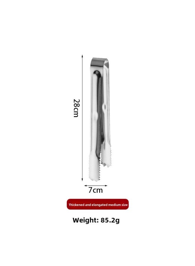 304 Stainless Steel Ice Clip, Thickeneded Ice Cube Clip, Multi-functional Barbecue Clip, Ice Bucket Sugar Cube Clip, Towel Clip-Specifications:Thickened And Extended Small Size (non-magnetic)  - Image 4