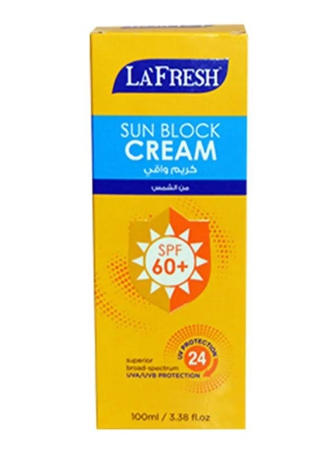 Sun Block Cream Spf 60+ 100ml
