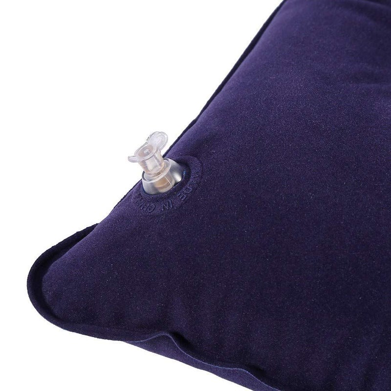 JTLB Portable Air Inflation Pillow PVC For Outdoor Travel Camping Hiking Sleeping - Image 2
