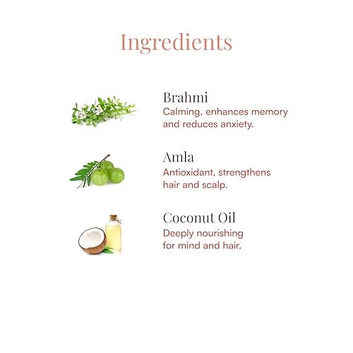 Sitaram Ayurveda Brahmi Tailam | Ayurvedic Hair & Head Care with Herbal Extracts & Sesame Oil | Supports Calm Mind, Sleep Quality & Scalp Nourishment | Helps Reduce Dryness & Maintain Scalp Health | 200 ml - Image 4