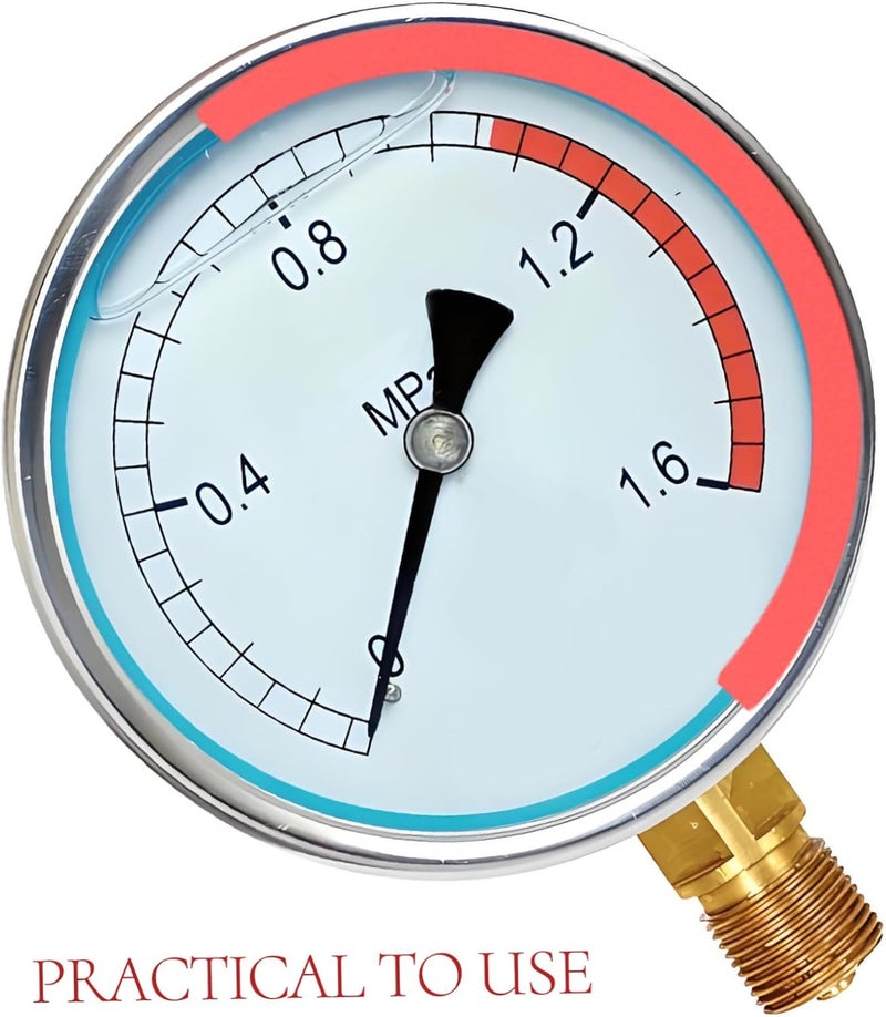 Garneck 7sheets Pressure Gauge Identification Stickers Adhesive Decals for Easy Reading Pressure Gauge Labels Circle - Image 5