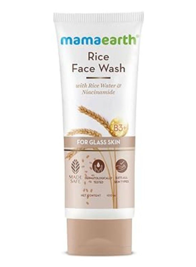 Mamaearth Rice Face Wash - Image 1