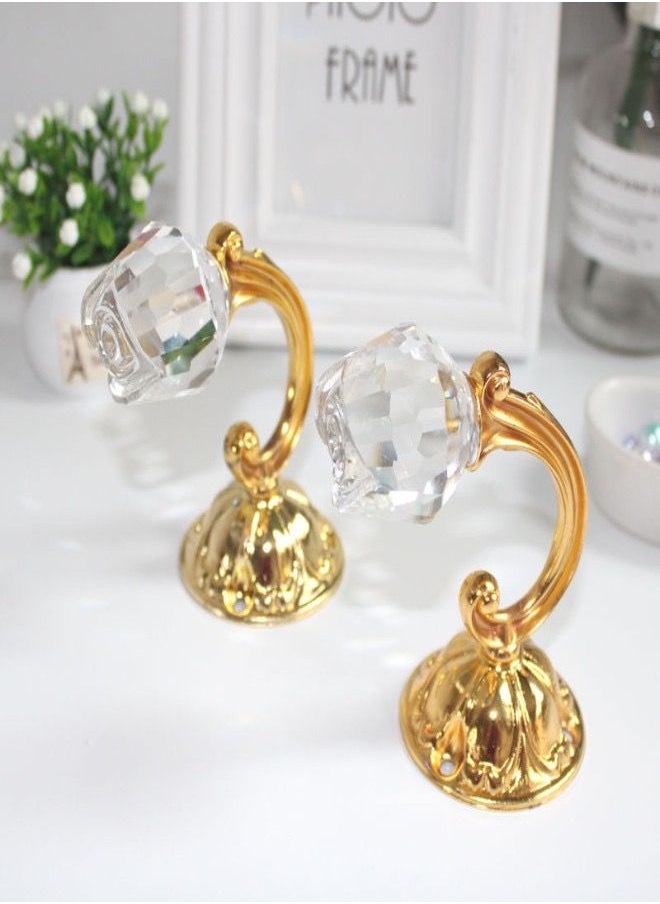 2 Pieces Crystal Curtain Holder Decoration Wall Hooks - pzsku/Z12F2B8F20D3C04B3B17BZ/45/_/1653994501/f2c40989-551c-42d7-846c-e13abeefe676