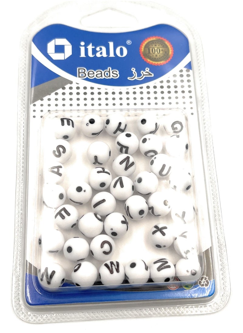 ITALO DIY Crafting Alphabet Letter Beads Set  - Image 1