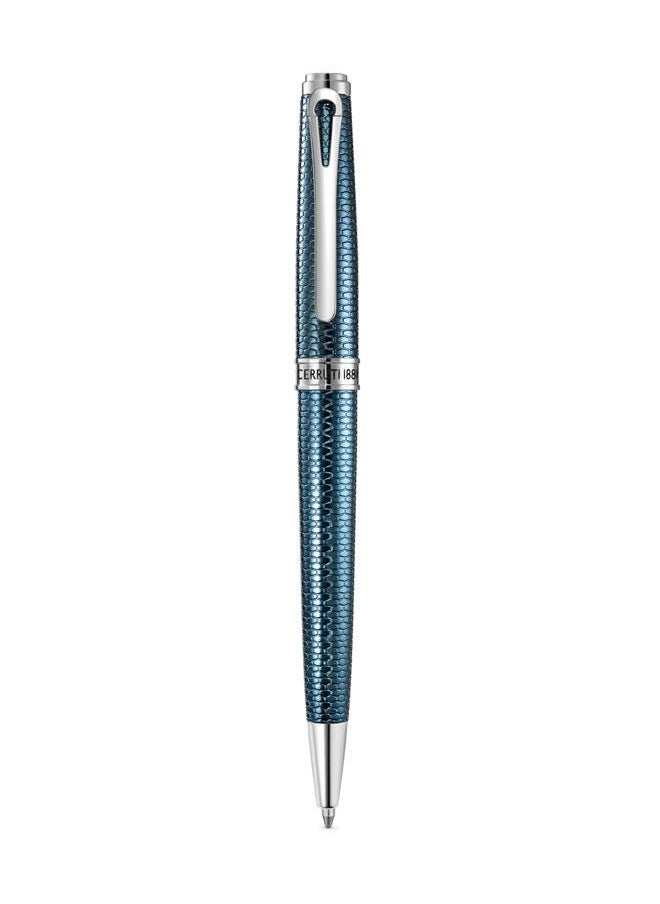 CERRUTI 1881 Giovanni Pen Blue Lacquer Finish with Signature Branding  - Image 1