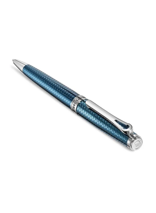 CERRUTI 1881 Giovanni Pen Blue Lacquer Finish with Signature Branding