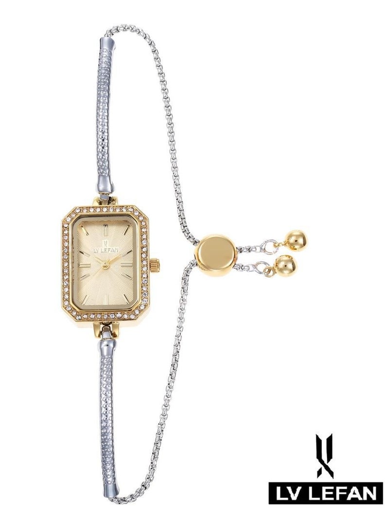 ساعه نسائيه من لف ليفان جديده وجذابه