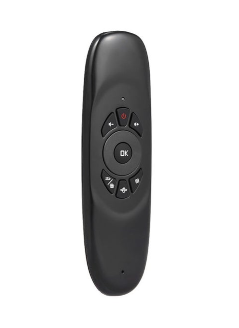 Wireless Keyboard Remote Control For Smart TV Black