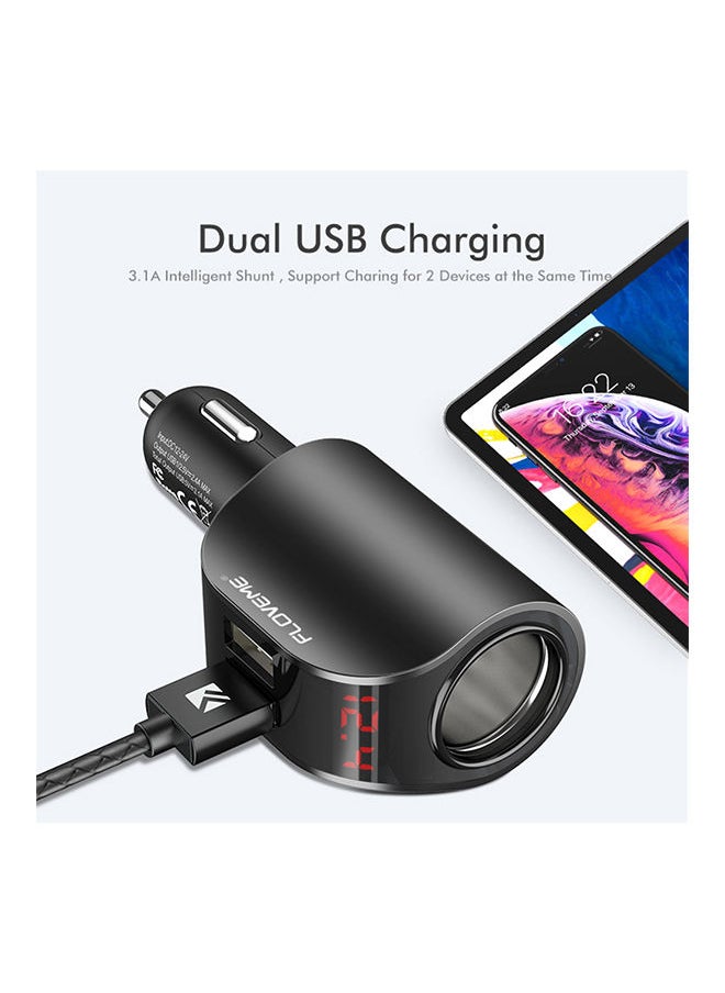 نيبمينينت شاحن سيارة فلوفيم فولت بمنفذ USB مزدوج  - Image 2