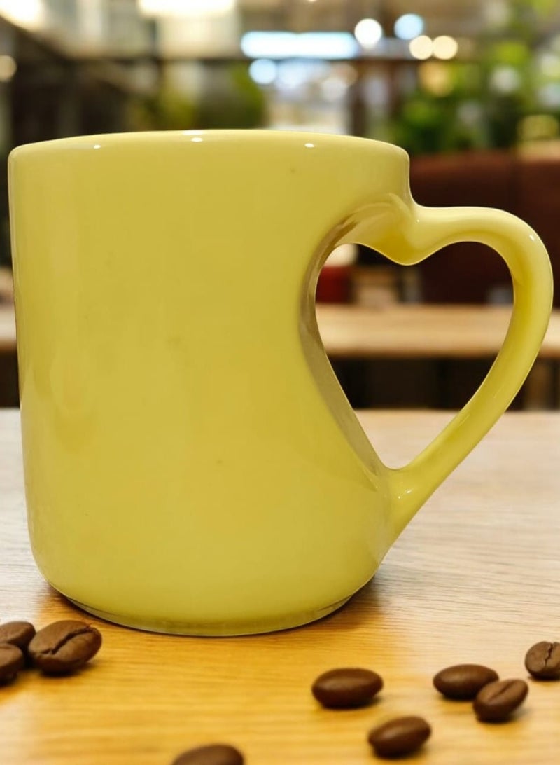 color zone pottery 300ml mug, microwave safe  - Image 1