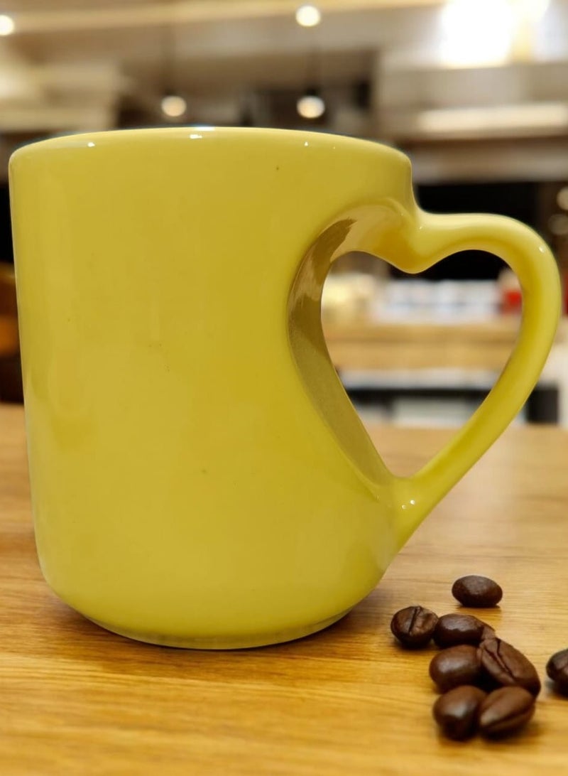 color zone pottery 300ml mug, microwave safe  - Image 2