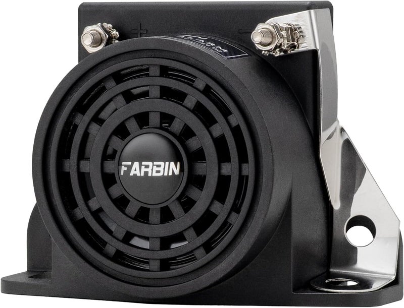 FARBIN جهاز إنذار الرجوع FARBIN مع جرس صوتي عالي 12/48V 105DB للمركبات الثقيلة والشاحنات - Image 1