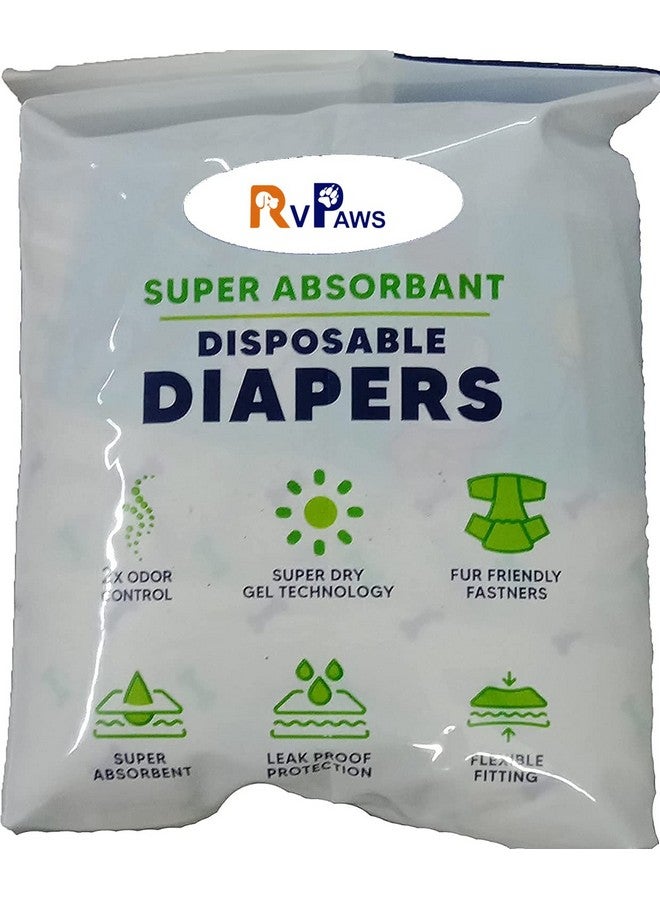 Generic Pet Disposable Female Puppy, Dog Diaper/Physiological Pants/Sanitary Cotton Underwear Nappy (280Mm X 380Mm - 12 Pieces) - Small Size - Image 2