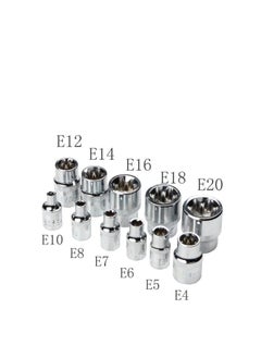 SYOSI Tamper Proof Torx Bit Socket Set, Torx Driver Bits Tool, 29 Pcs Torx Star Bit Socket Set, Metric Hex Bit Sockets Set, 1/4'' 3/8'' 1/2'' Drive for Hand Use with Storage Case  - Image 2