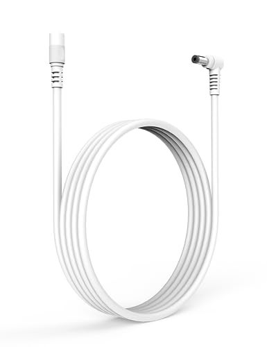 Tonton DC Power Extension Cable 1M 3.3FT 5.5mm x 2.1mm 90 Degree Right Angle Female to DC Male Power Adapter Cord for CCTV Security Camera Surveillance LED Strip DVR NVR Router Guitar Effect Pedal - Image 1
