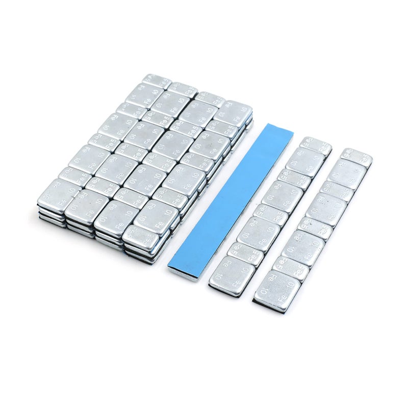 F FIERCE CYCLE 21oz Adhesive Back Wheel Balance Weights Strips for Motorcycle 124 x 18mm 15pcs