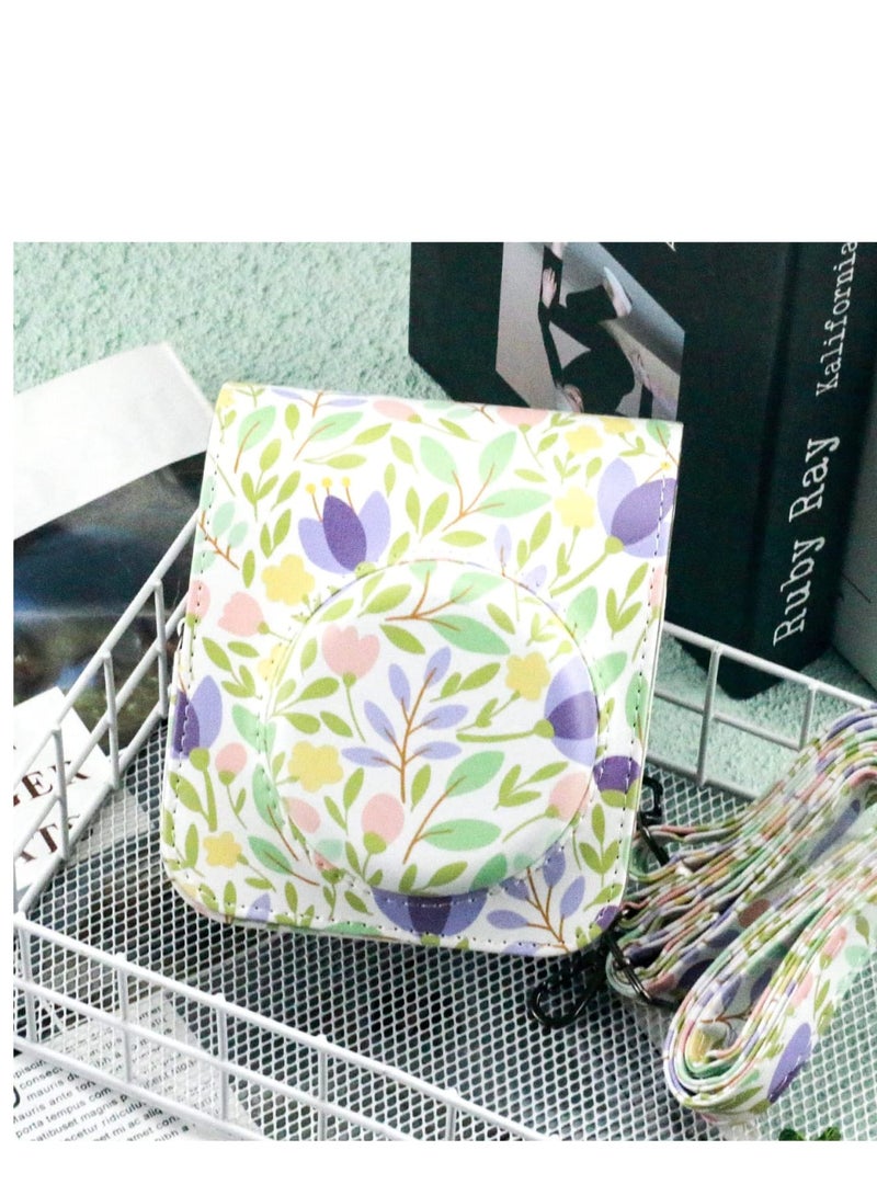 Zikra Protective Case Compatible with Fujifilm Instax Mini 12, Case for Fuji Instax Mini 12, with Accessory Pocket and Adjustable Strap Present to Friends and Families - Image 4