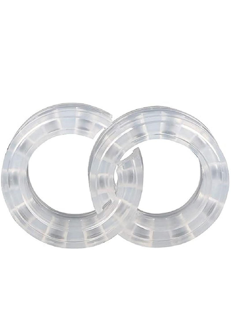Generic 2 Pack Car Shock Absorber, Automotive Suspension Shock Absorber, Universal Car Shock Buffer Power Cushion Type C - Coil Spring Spacer  - Image 1