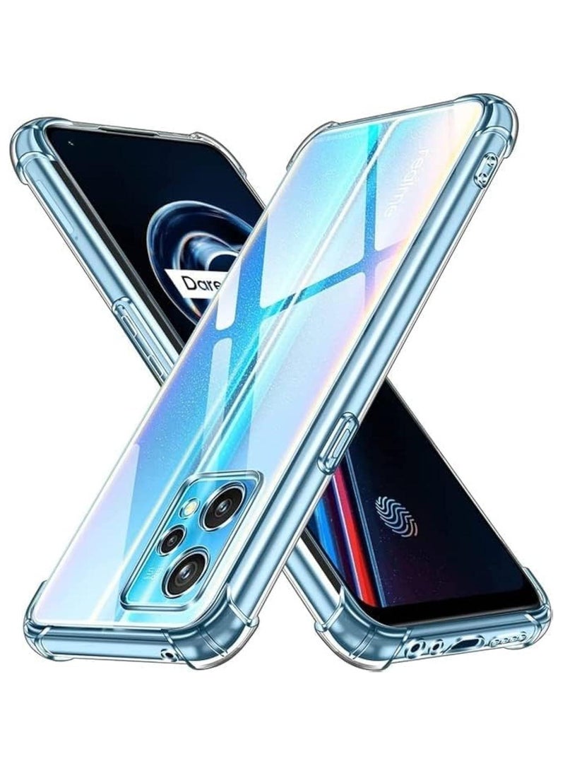 جراب مقاوم للصدمات وعالي الجودة لحماية كاملة لهاتف Realme 9 Pro+ Plus - شفاف