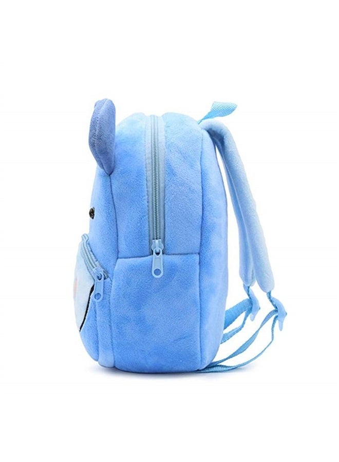 Cute Toddler Backpack,Cartoon Cute Animal Plush Backpack Toddler Mini School Bag for Kids Age 1-4 Years Old(Hippo)  - Image 2