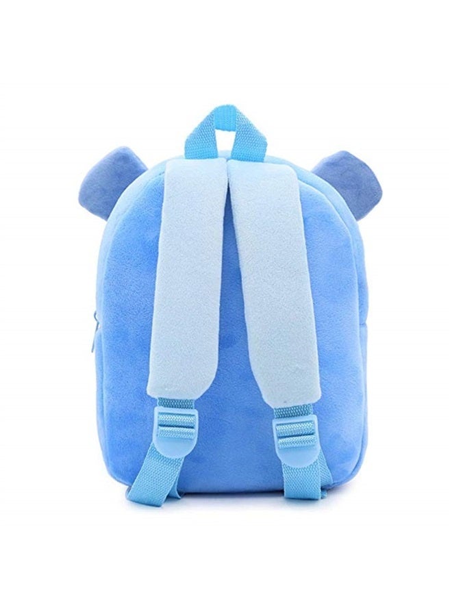 Cute Toddler Backpack,Cartoon Cute Animal Plush Backpack Toddler Mini School Bag for Kids Age 1-4 Years Old(Hippo)  - Image 3