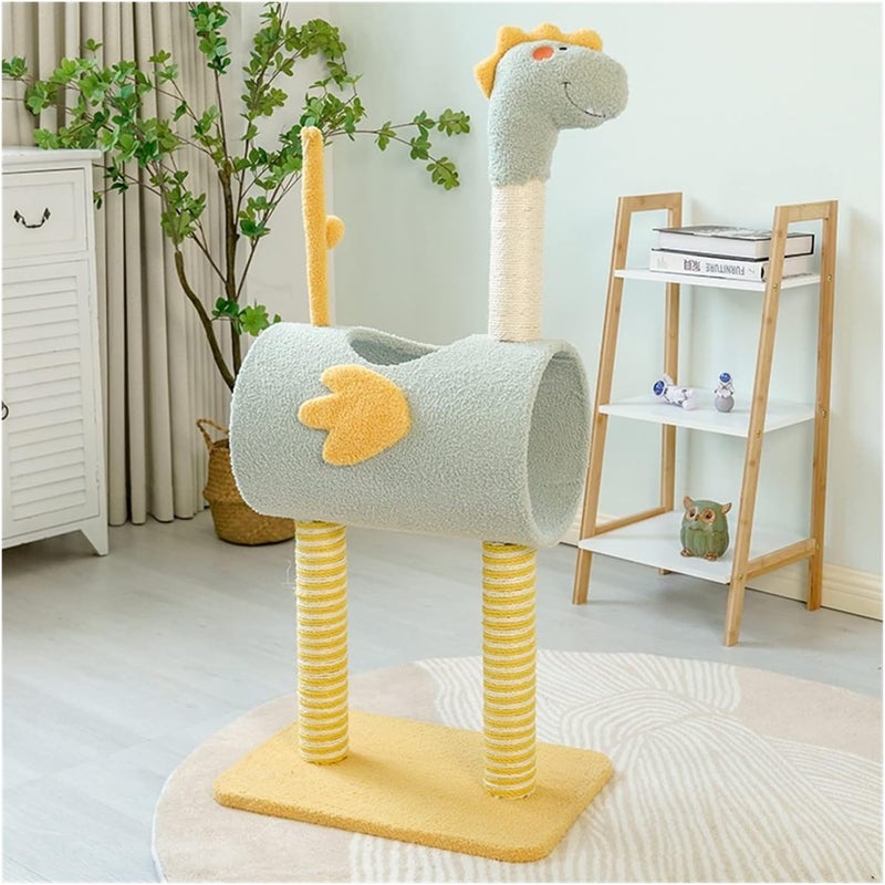 Cat Tower Dinosaur cat Climbing Frame Multi-Functional Small Apartment Scratching Post Litter one Does not Occupy an Area of ​​Four Seasons Universal Cute Toy(S) - Image 3