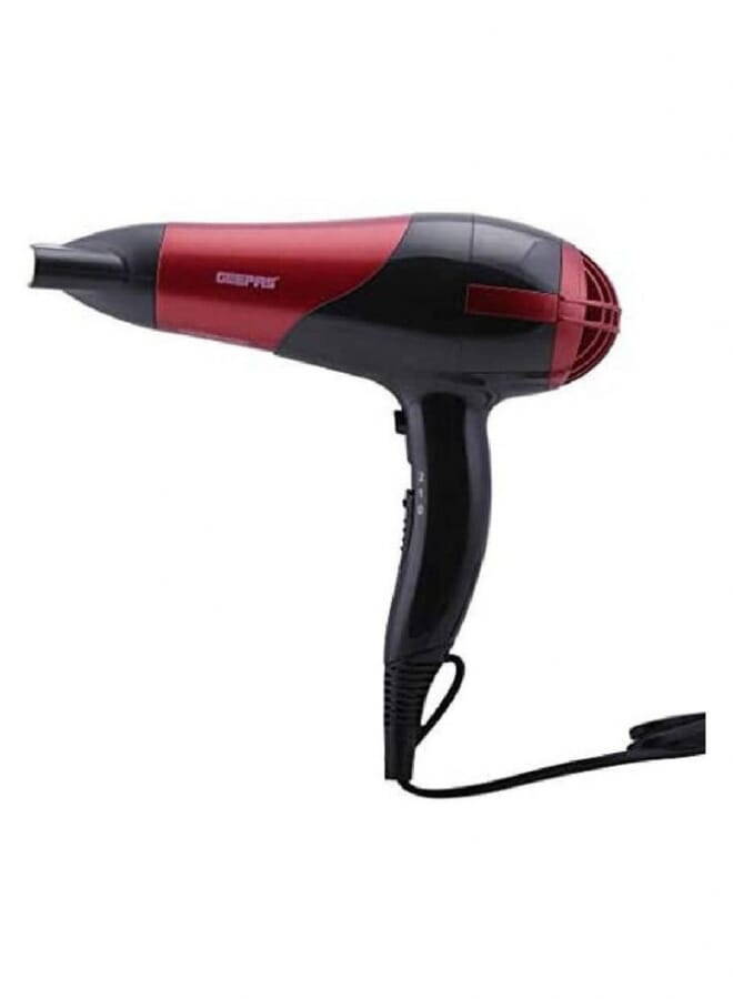 GEEPAS Hair Dryer & Straightener Combo Red - Image 3